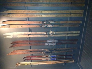 old skis at the Trøndelag Folkemuseumø