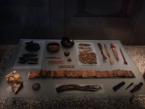 Weaving tools buried with the Oseberg Viking ship
